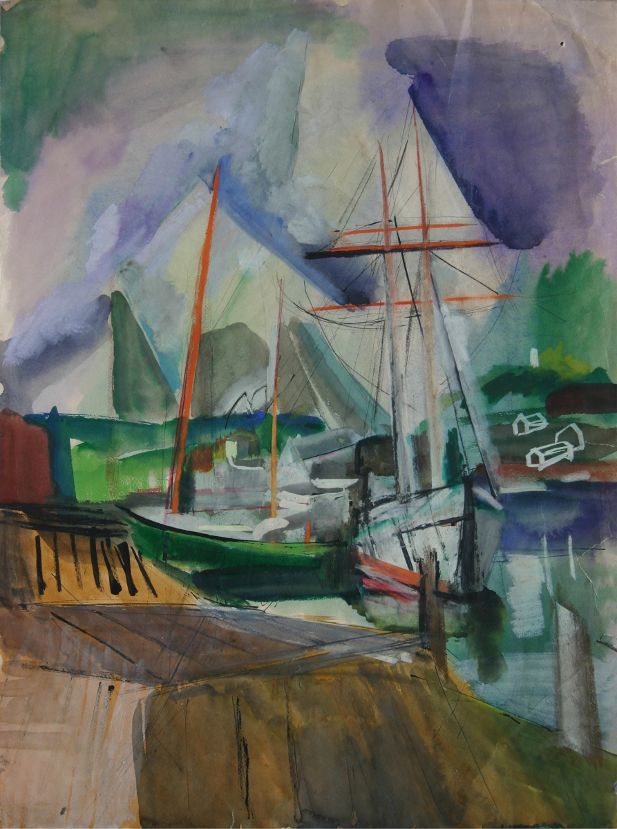 harbor scene  