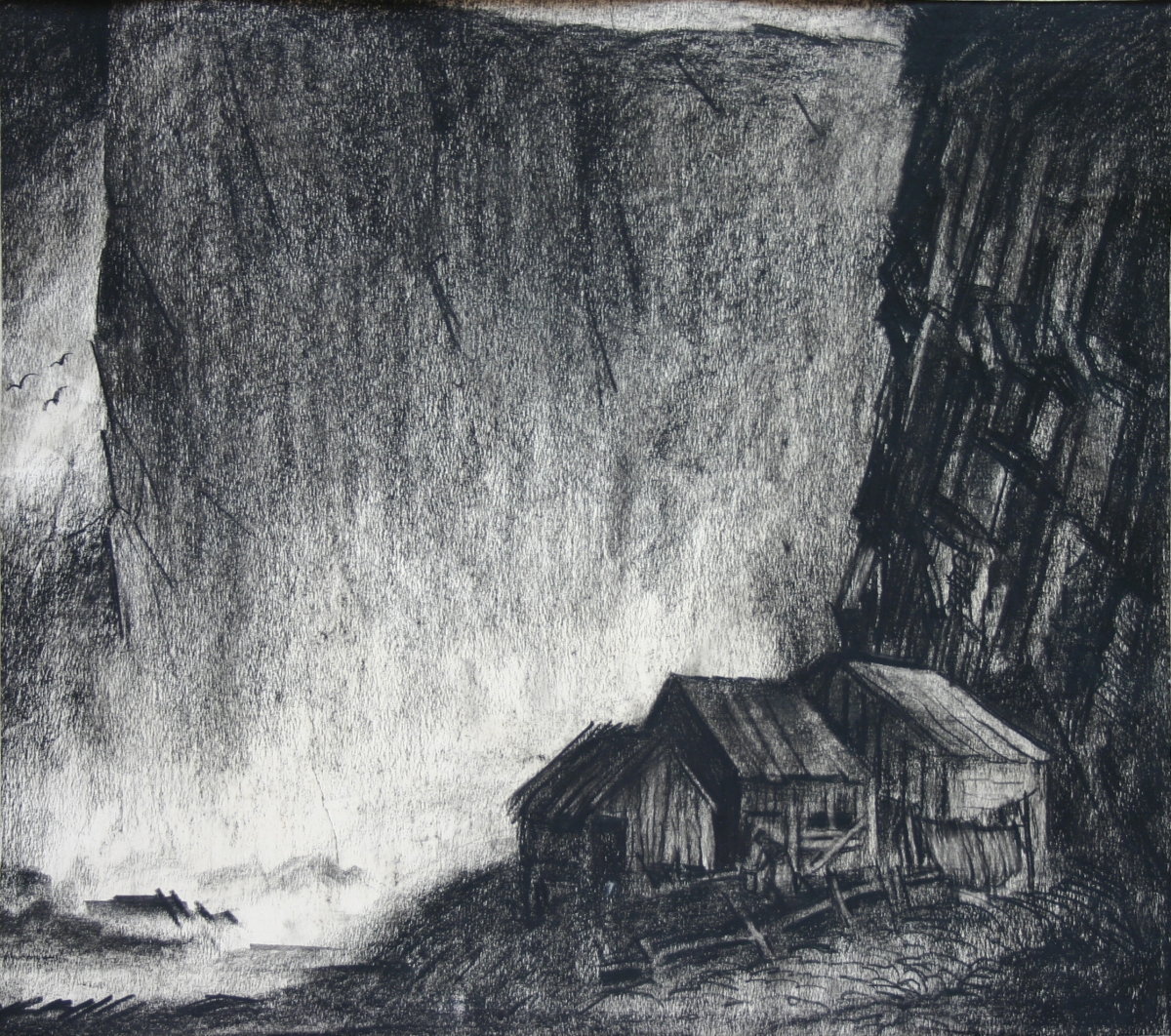 "Fisherman's Shacks - Perce"